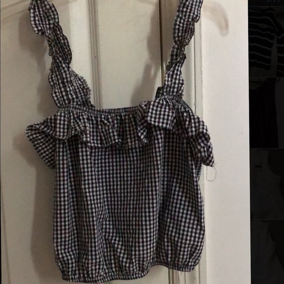 Black and white tank top. - Picture 2 of 3